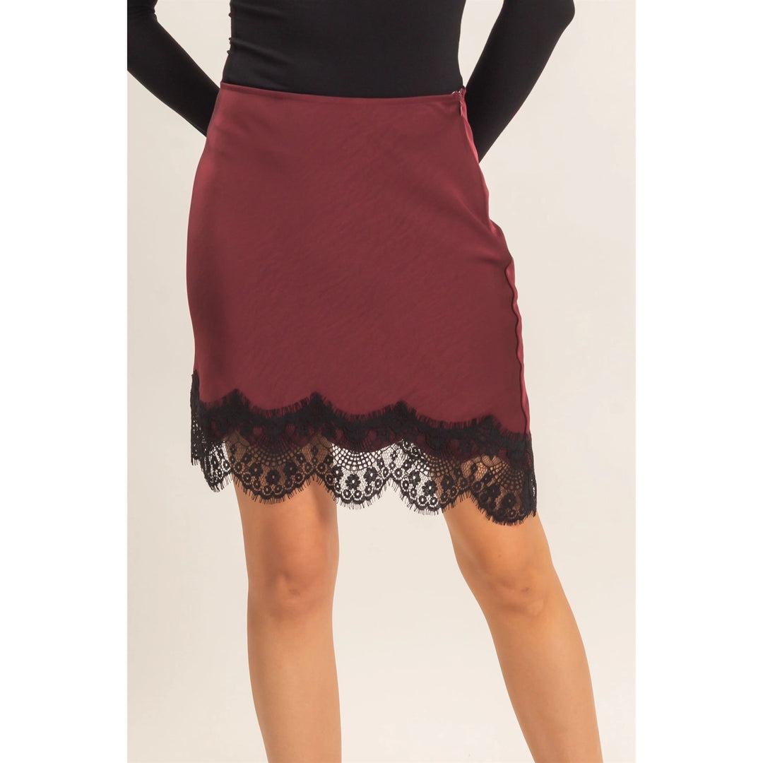 ASYMMETRICAL BIAS CUT SLIP SKIRT