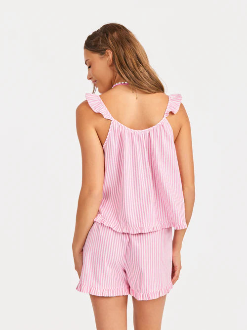 JETSET RUFFLE TOP &amp; SHORTS SET