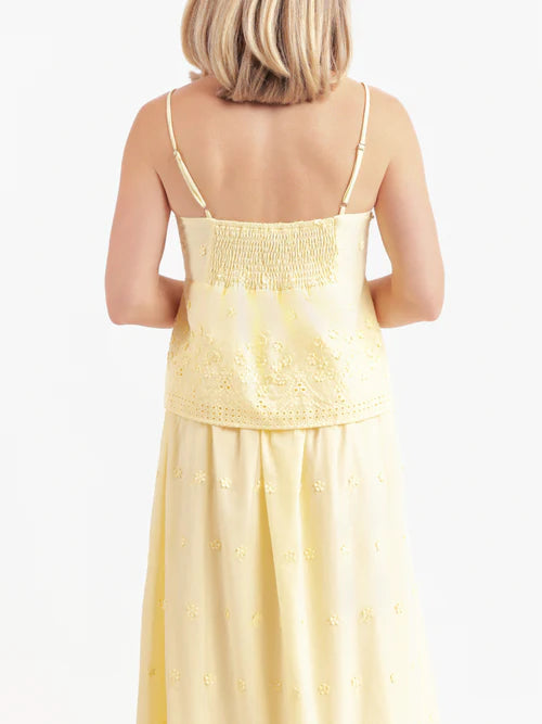 BEACHGLASS EMBROIDERED TANK