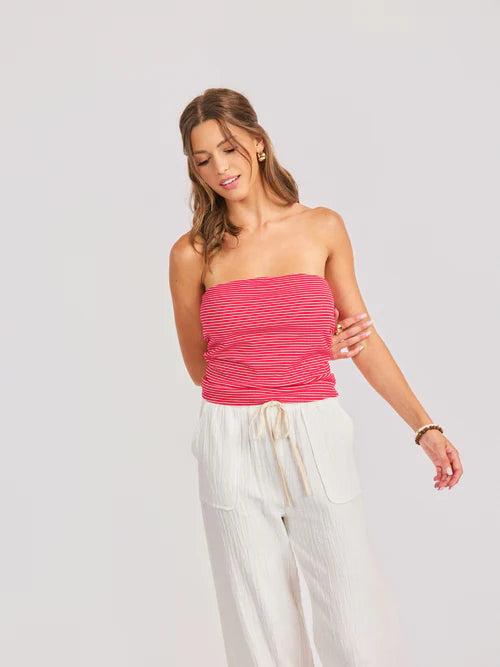 JUKEBOX KNIT TUBE TOP
