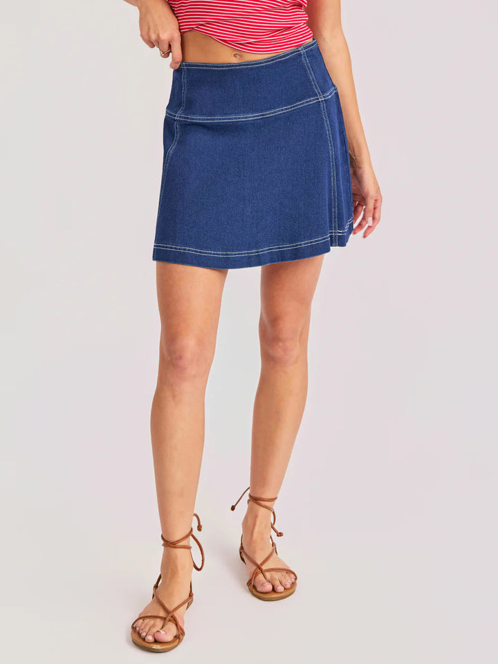 COWGIRL DENIM MINI SKIRT
