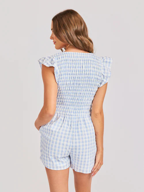 STARLET GINGHAM ROMPER