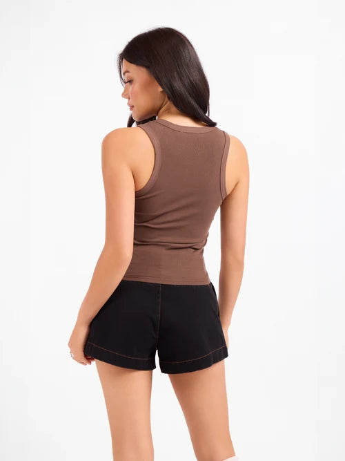 RUBY STUDDED KNIT TANK