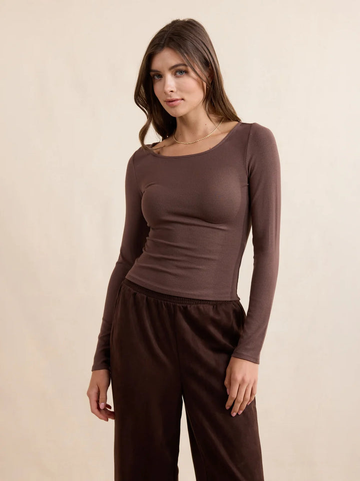 RONAN BOATNECK TOP