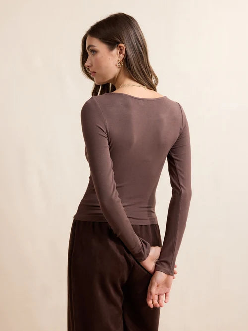 RONAN BOATNECK TOP