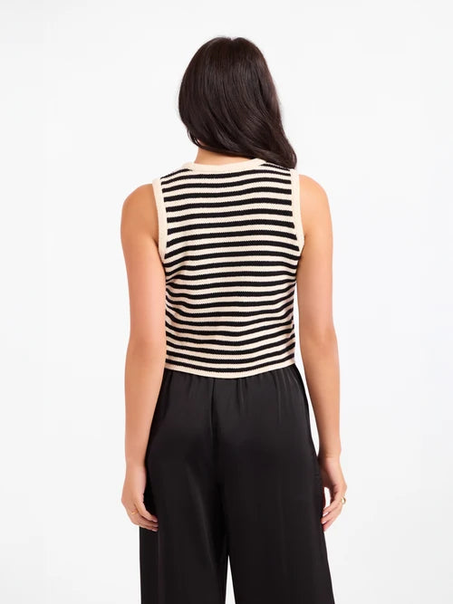 MANON STRIPE SWEATER VEST