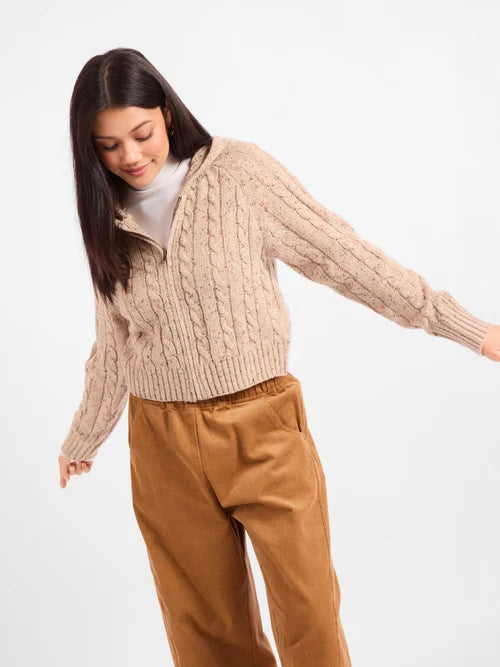 EFFORTLESS CABLE KNIT CARDIGAN