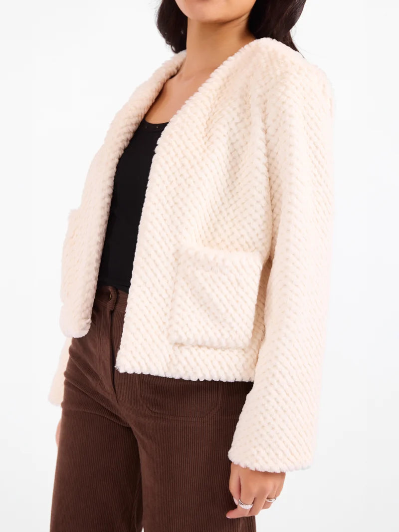 SO SO SOFT FAUX FUR JACKET