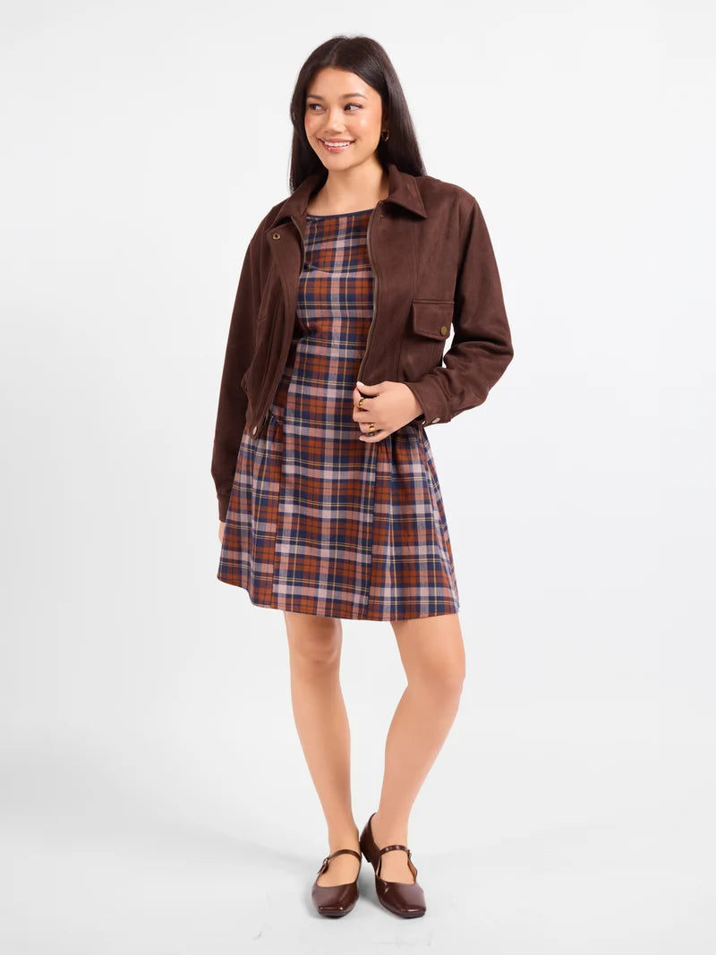RISK TAKER FAUX SUEDE JACKET