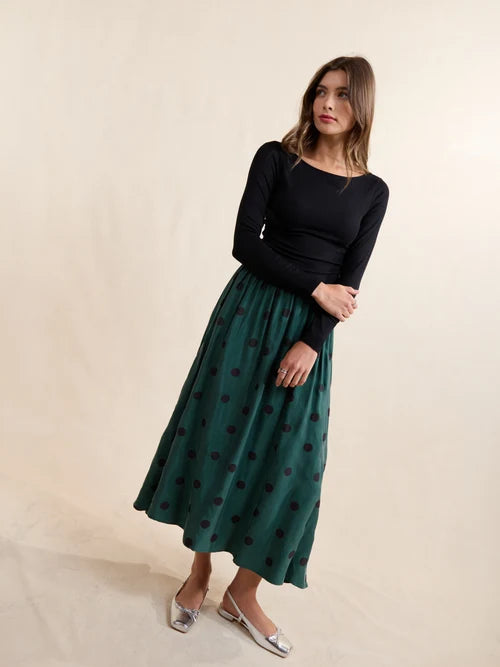 RONAN BOAT NECK KNIT TOP