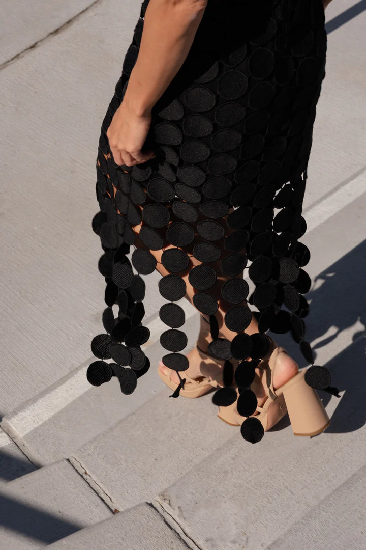 CIRCLE CROCHET DRESS