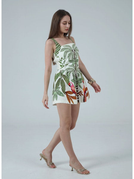 STELLA PRINTED MINI DRESS