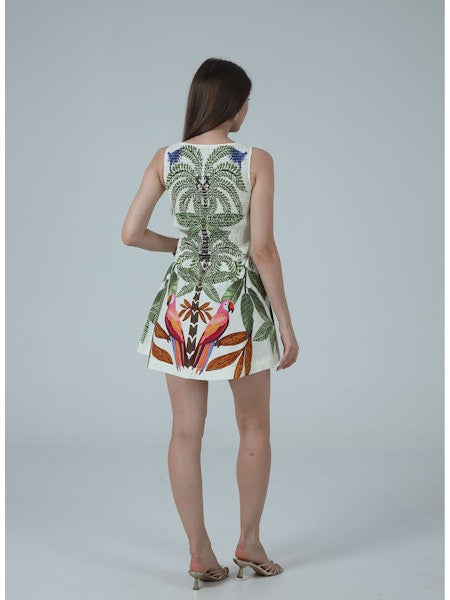 STELLA PRINTED MINI DRESS