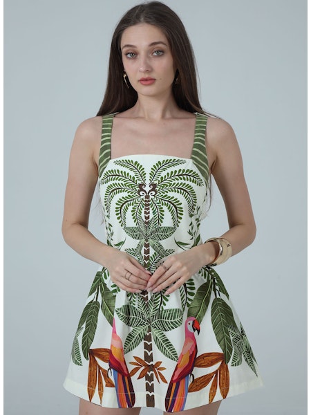 STELLA PRINTED MINI DRESS