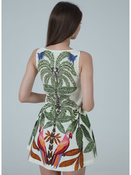 STELLA PRINTED MINI DRESS