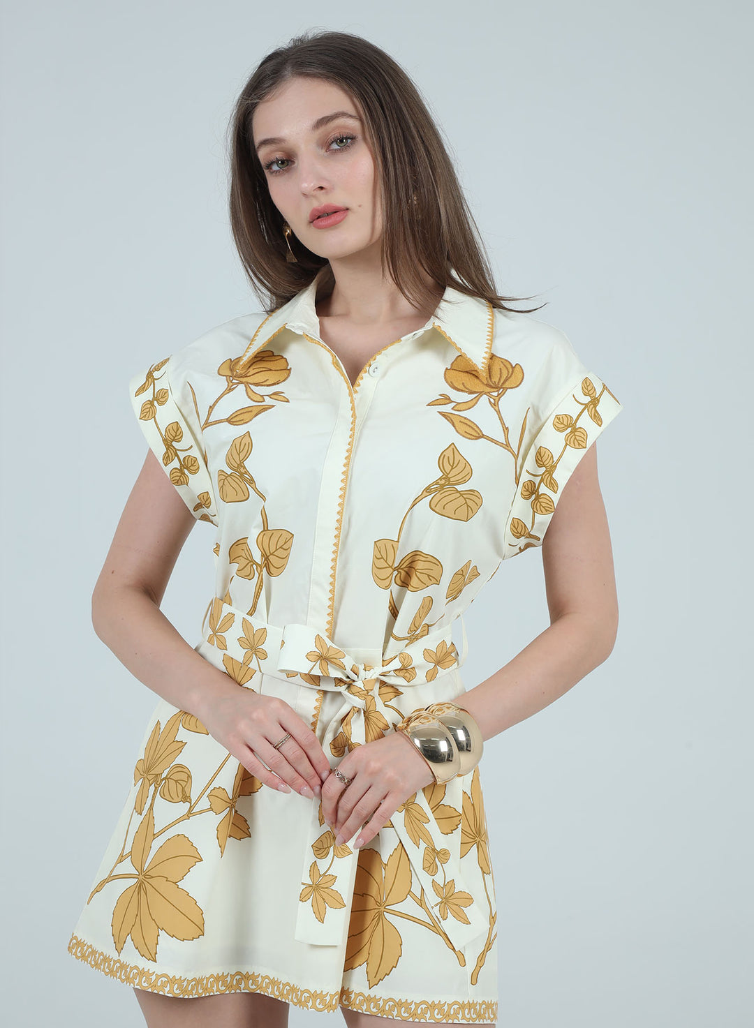 SARAH PRINTED SHIRT DRESS
