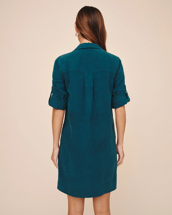 LONG SLEEVE A-LINE DRESS