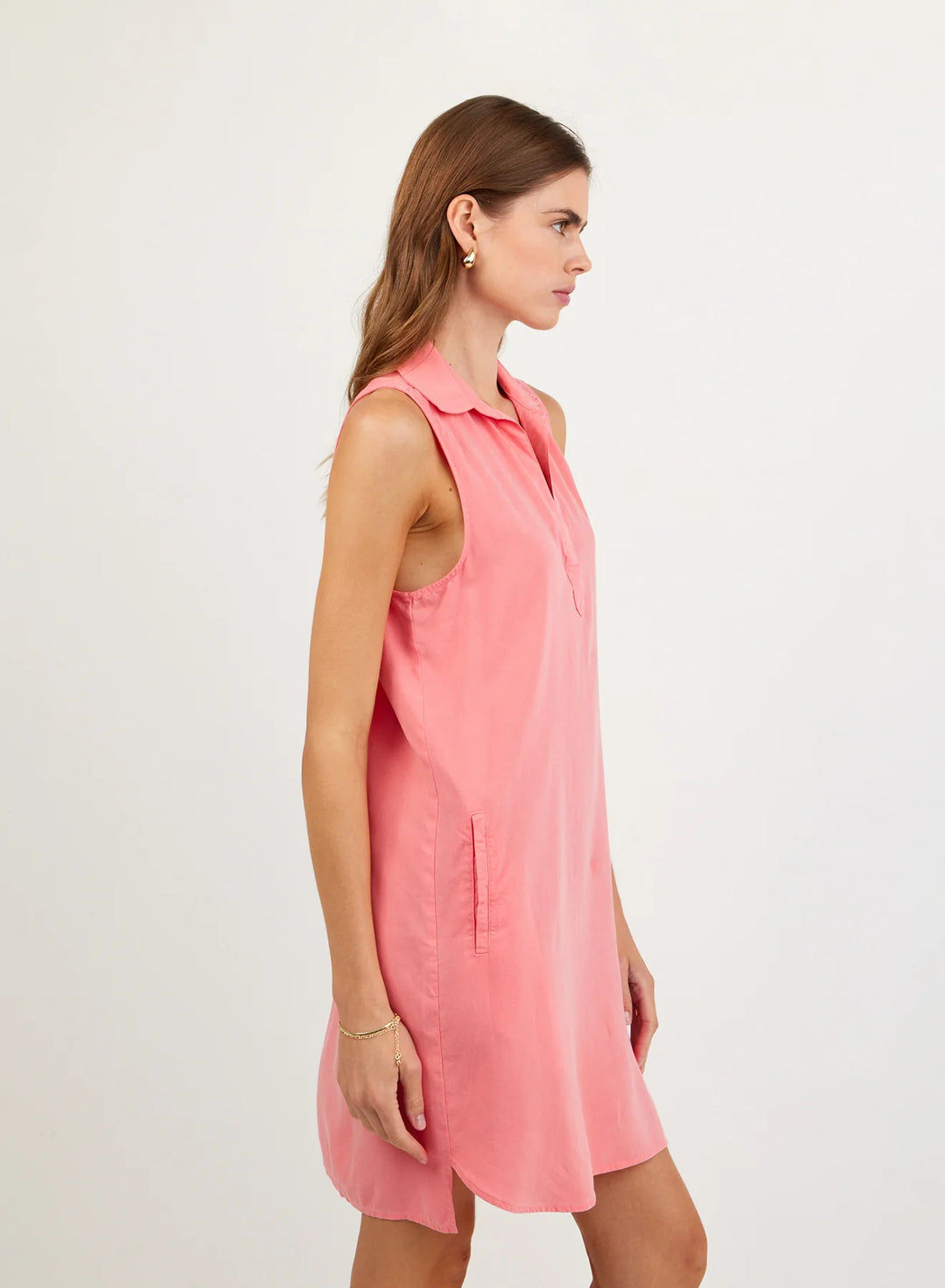 SLEEVELESS A-LINE DRESS