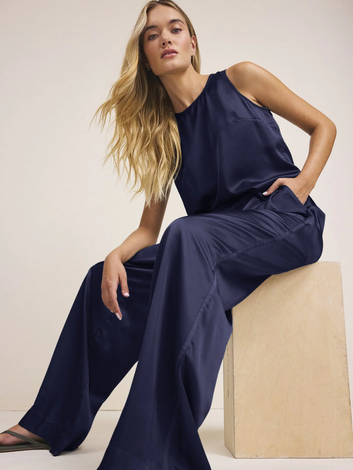 ASHER PANT IN SATIN BACK