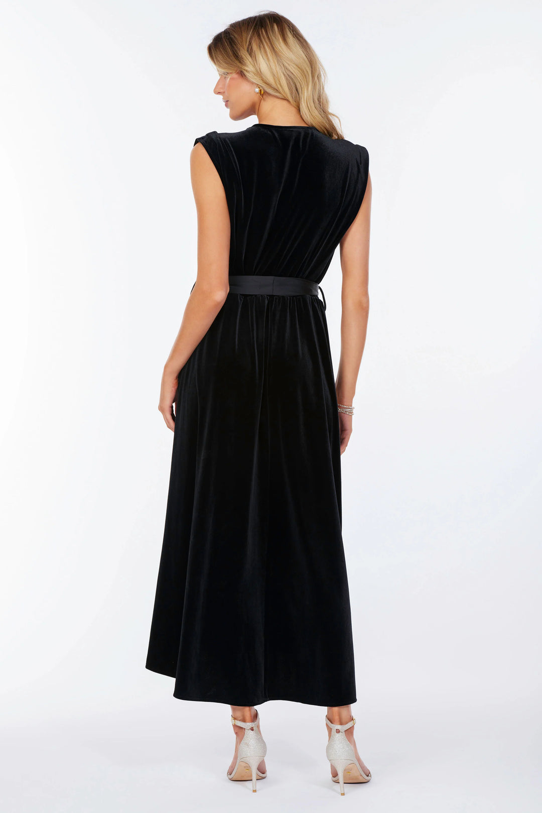 LUXE VELVET AERIES WRAP DRESS