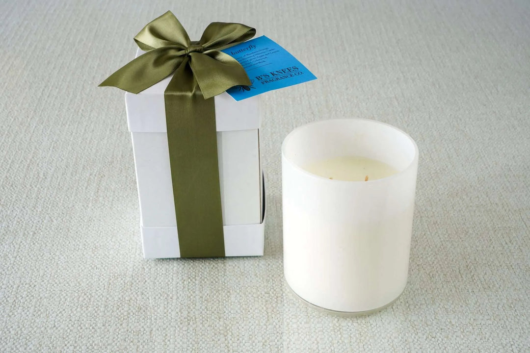 BONZAI BUTTERFLY 2-WICK WHITE