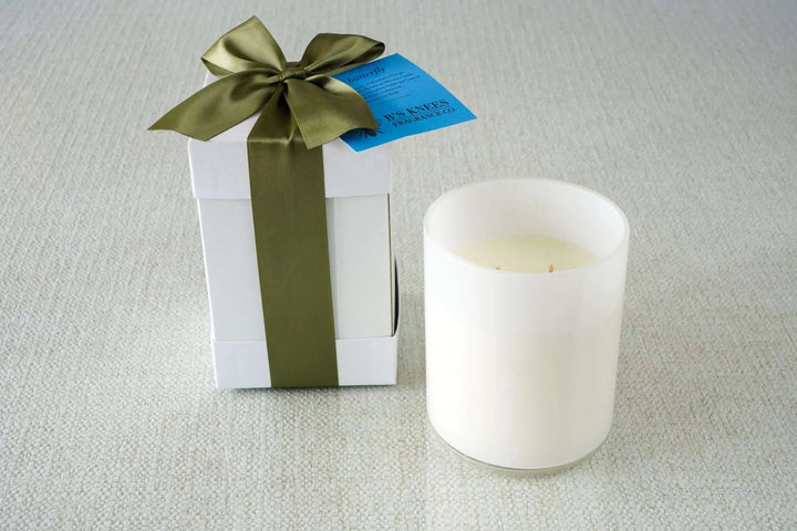 BONZAI BUTTERFLY 2-WICK WHITE