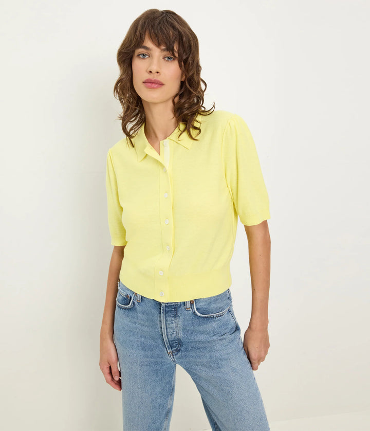 SPARROW BUTTON UP COLLARED TOP