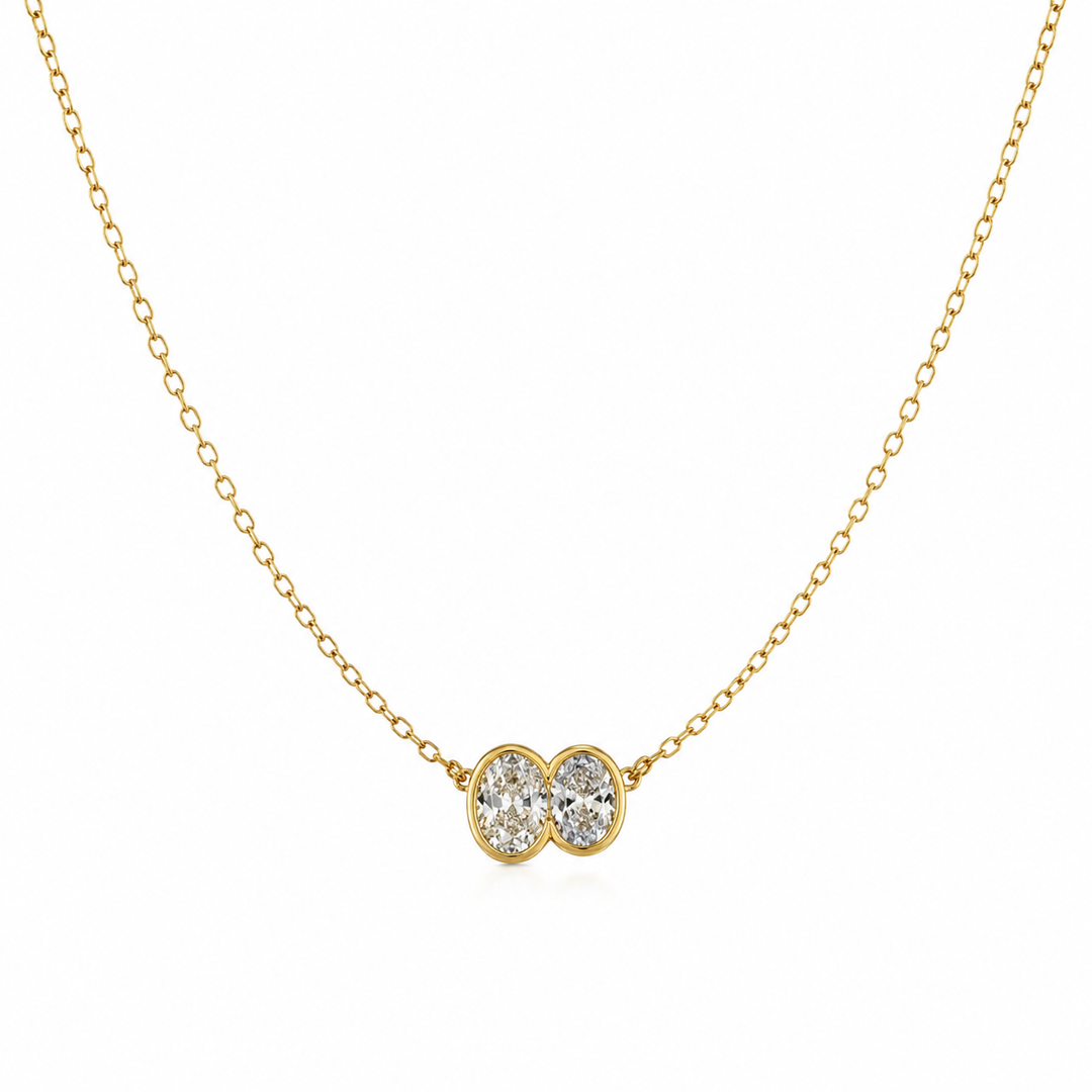 Lumi Bezel Necklace