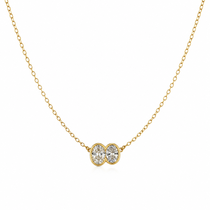 Lumi Bezel Necklace