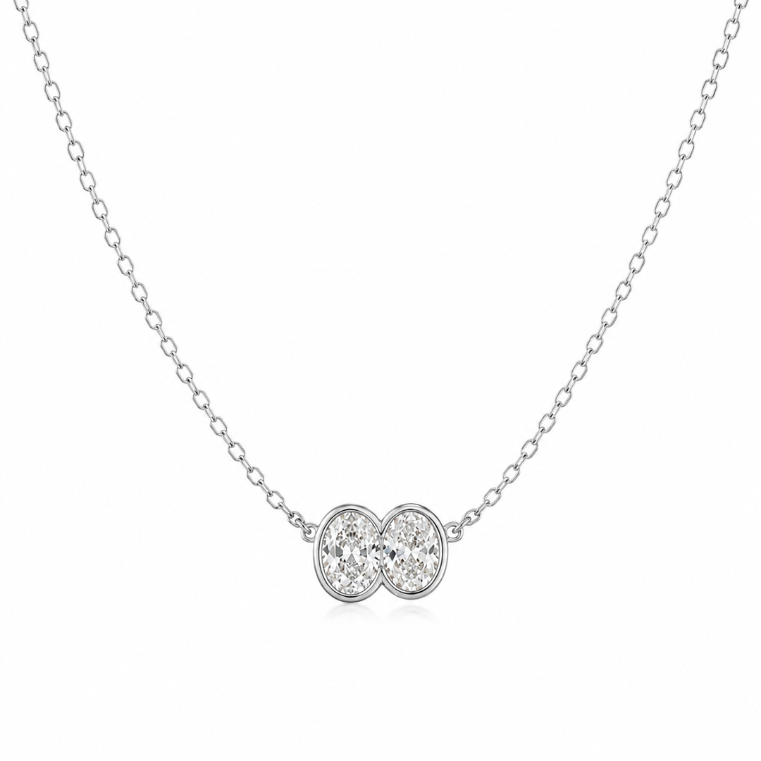 Lumi Bezel Necklace