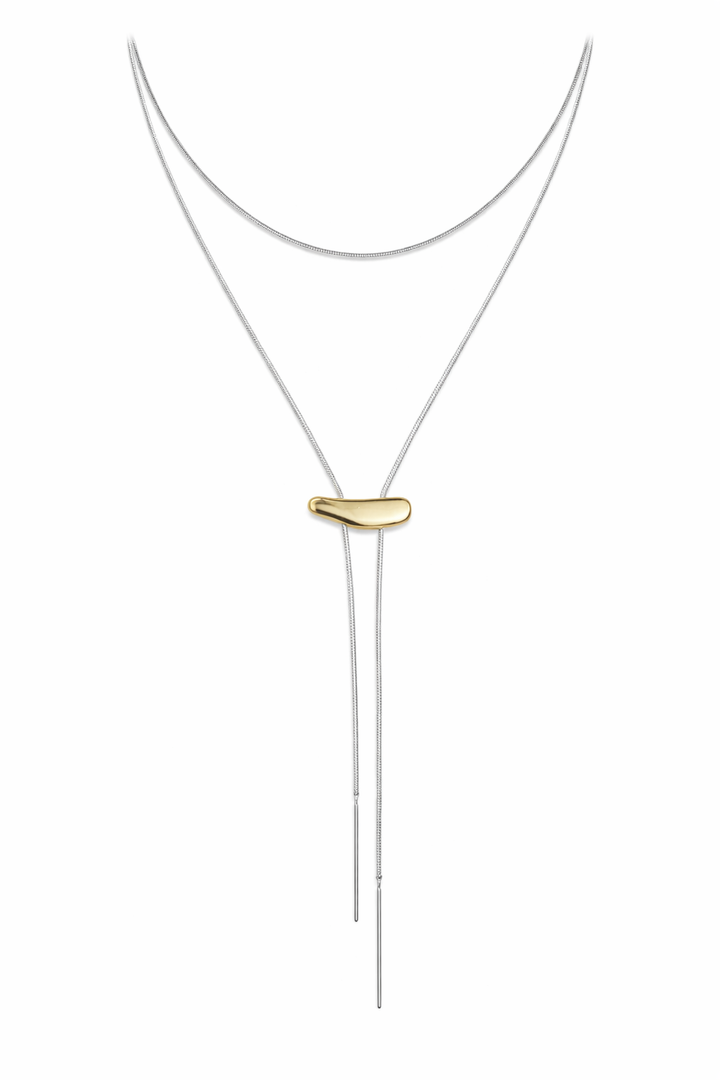 Two Tone Bolo Necklace