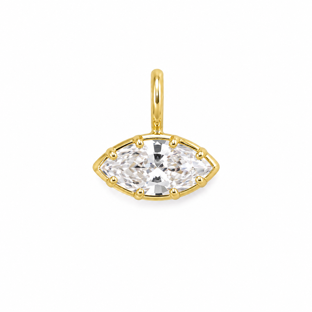 East To West Bezel Charm