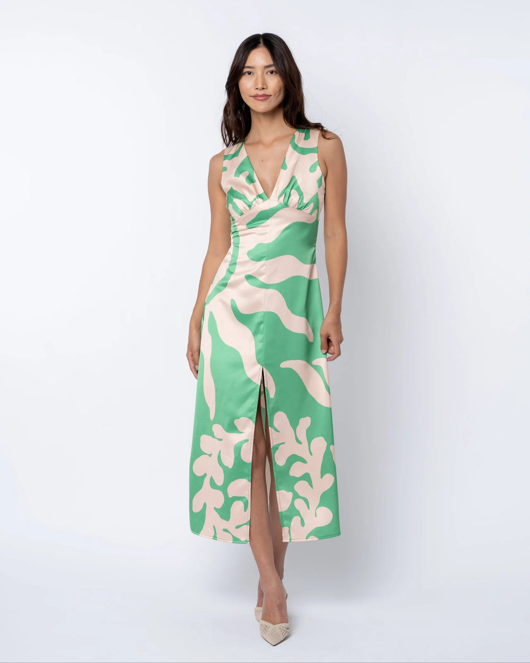 PENNY ENGINEER PRINTED TWIST BACK DRESS