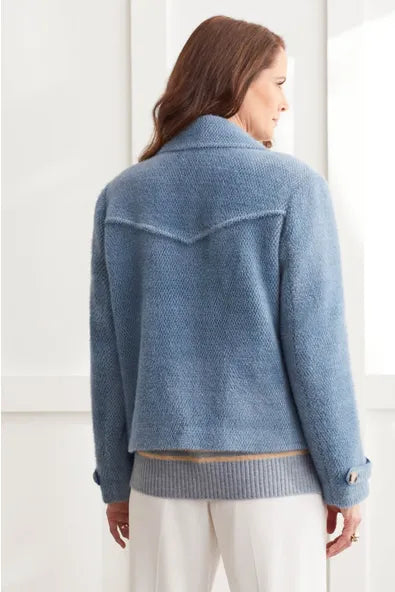 BOUCLE DOUBLE-BREASTED JACKET