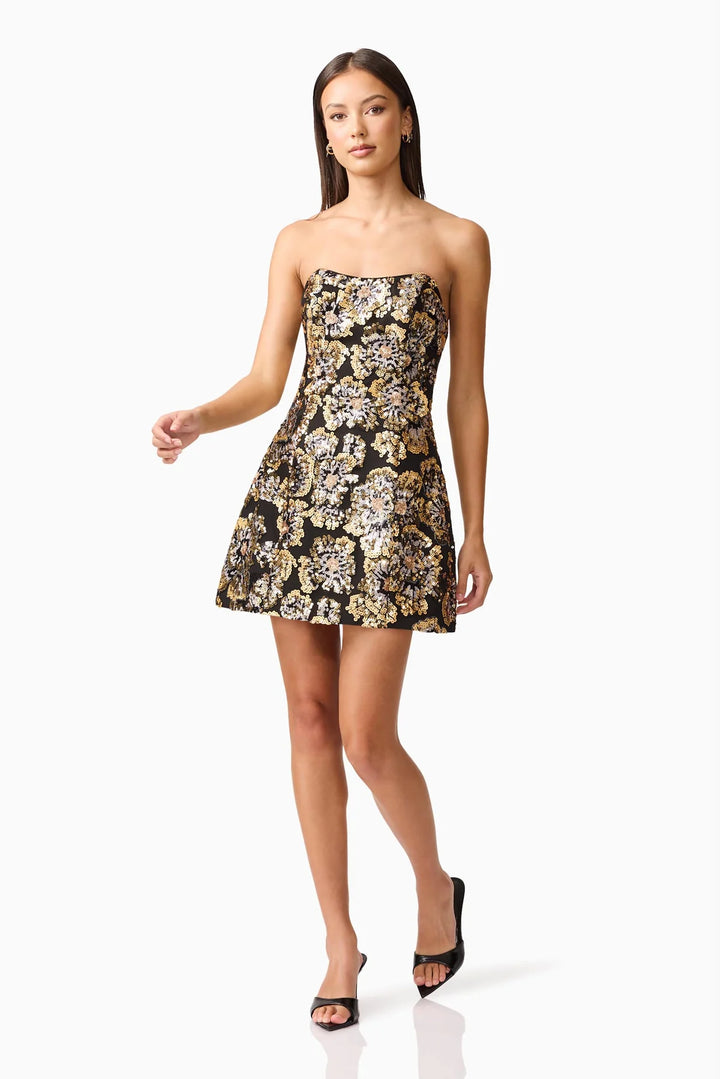 CELESTE STRAPLESS MINI DRESS