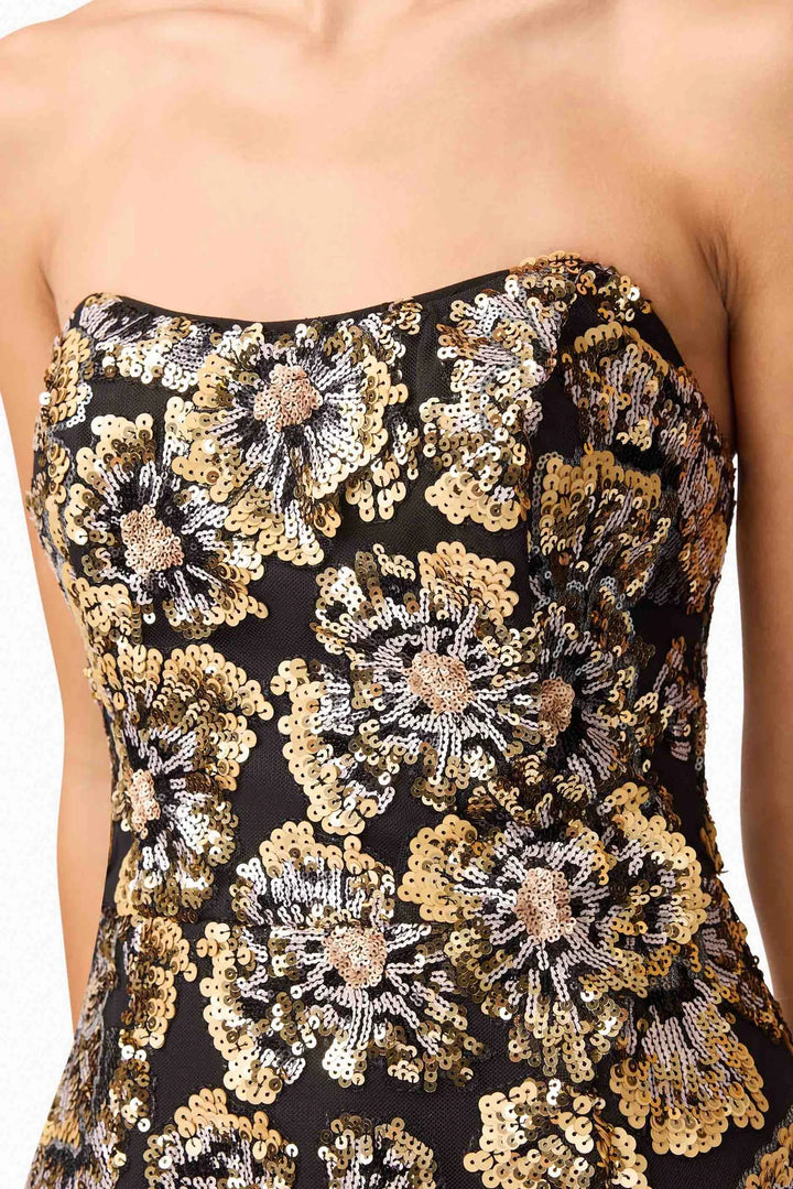 CELESTE STRAPLESS MINI DRESS