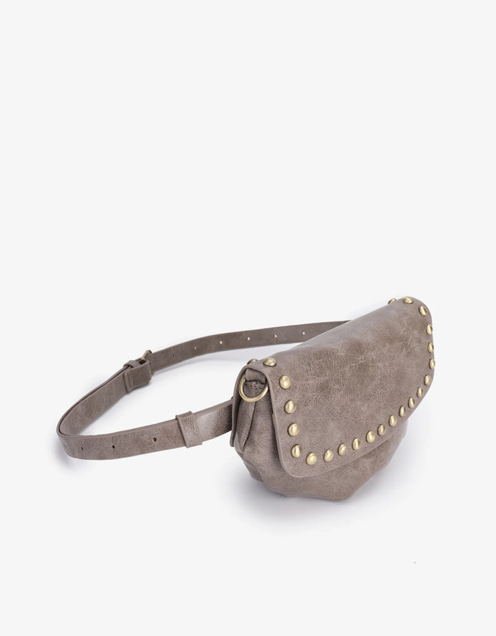 ETTA WAXED STUDDED GREY