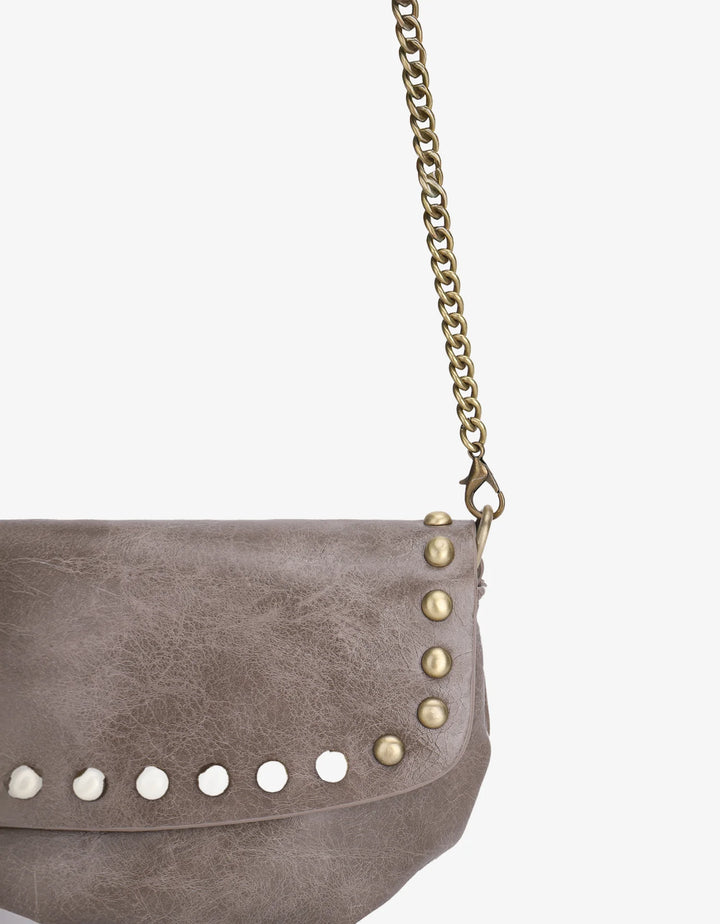 ETTA WAXED STUDDED GREY