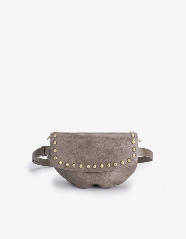 ETTA WAXED STUDDED GREY