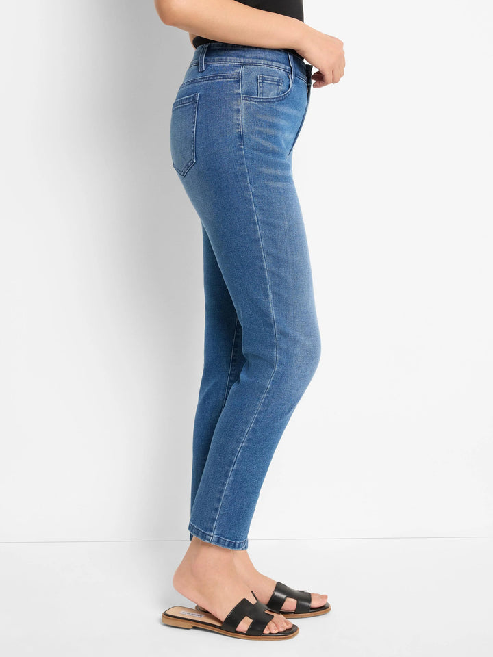 28" RECESS STRAIGHT ANKLE JEANS