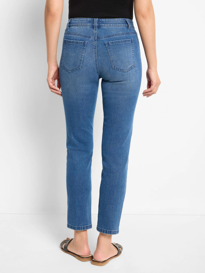 28" RECESS STRAIGHT ANKLE JEANS