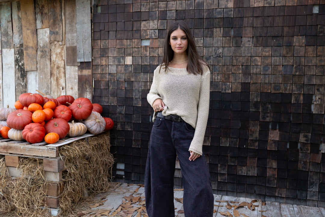 MAUI CROPPED CHUNKY CREW