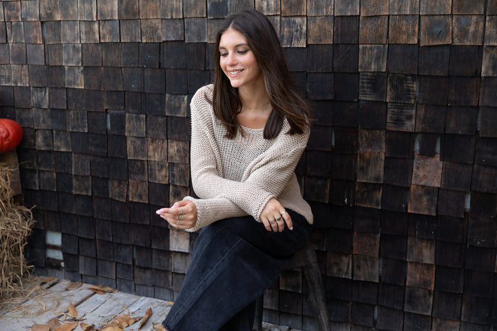 MAUI CROPPED CHUNKY CREW