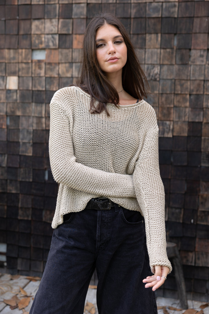 MAUI CROPPED CHUNKY CREW