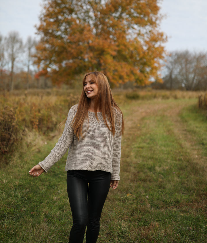 MAUI CROPPED CHUNKY CREW