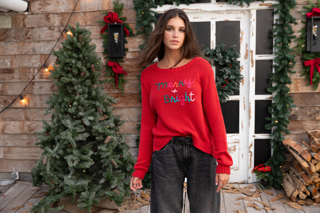 MERRY & BRIGHT SWEATER
