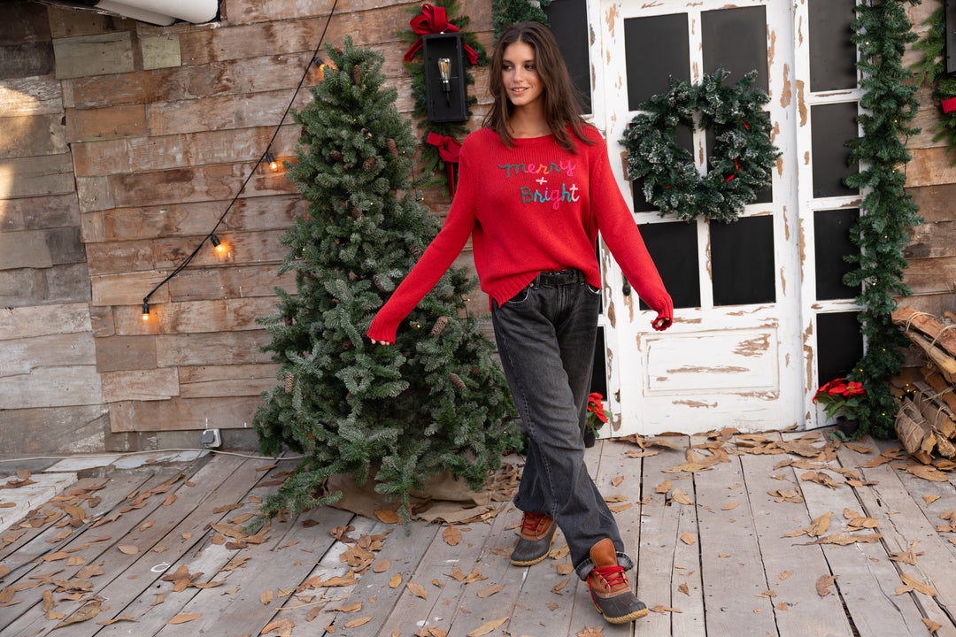 MERRY & BRIGHT SWEATER