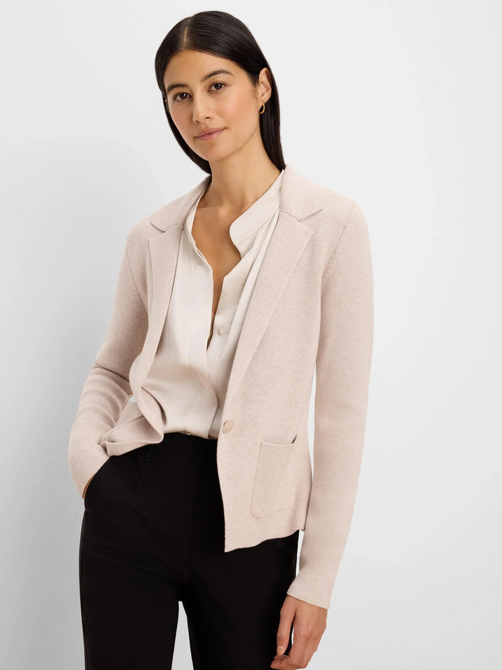 ELEGANT KNIT TAILORED BLAZER