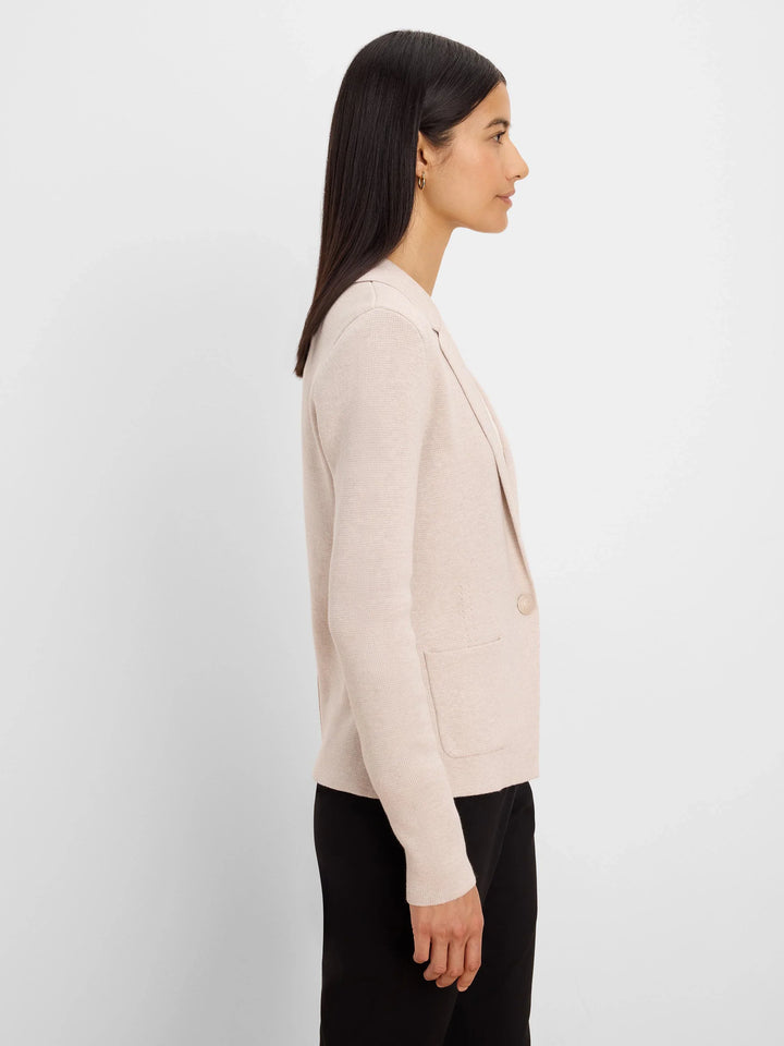 ELEGANT KNIT TAILORED BLAZER