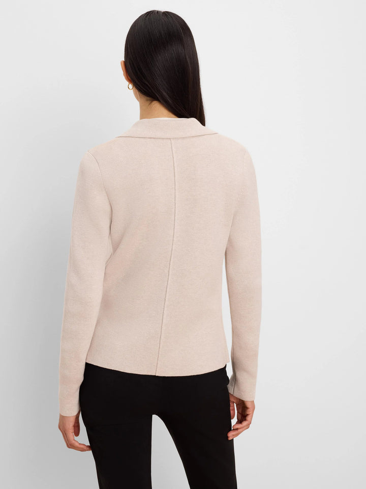 ELEGANT KNIT TAILORED BLAZER